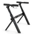 Donner DKS-100 Z-style Folding Portable Piano Keyboard Stand, Adjustable and Collapsible - Stand