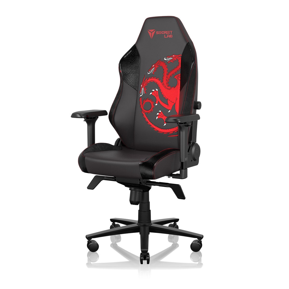 2022 Series Targaryen Edition - Secretlab TITAN Evo 2022 Gaming Chair in Small, Leather