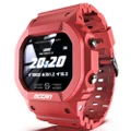 LOKMAT OCEAN Bluetooth Smartwatch 1.14 inch TFT Touch Screen Red
