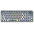 DUKHARO VN96 RGB Mechanical Gaming Keyboard, 96 Keys 96% DIY Kit Gasket Mount with Knob Control - Grey