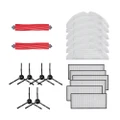 Accessories Set (2 x Main Brush + 6 x Side Brush + 6 x Mop Cloth + 6 x Filter) for Roborock S7 Max Ultra Robot Vacuum Cleaner