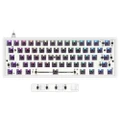 Skyloong GK61 Lite Keyboard Barebone 61 keys 60% Gasket RGB Hot-swappable Wired Mechanical Keyboard DIY Kit - White