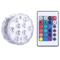 4pcs RGB Submersible LED Lights with Remote Controls