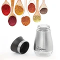 2pcs Spice Seasoning Bottle Container with Stainless Steel Lid