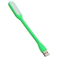 Portable USB LED Reading Light with Flexible Arm, Mini Night Lamp for Laptop, Desktop - Green