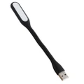 Portable USB LED Reading Light with Flexible Arm, Mini Night Lamp for Laptop, Desktop - Black