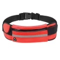 Outdoor Sports Waterproof Fanny Pack Running Belt Bag Waist Bag - Red