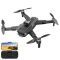 ZLL SG105 Pro 4K Foldable Five-sided Avoiding Obstacles Brushless RC Drone Quadcopter(Black) - 2 Batteries