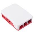 Official Case for Raspberry Pi 5, Built-in Cooling Fan - Red and White