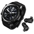 JM03 2-in-1 Smart Watch with Earbuds Silicone Strap