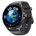 KUMI GW5 Pro Smartwatch Health Tracker, 1.43'' Touch Screen, 100+ Sport Modes, IP68 Waterproof - Black