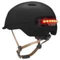 Xiaomi Smart4u SH50 Bicycle Smart Flash Helmet Automatic Light Perception Warning Light Waterproof Size L - Black