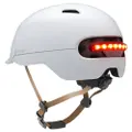 Xiaomi Smart4u SH50 Bicycle Smart Flash Helmet Automatic Light Perception Warning Light Waterproof Size L - White