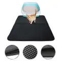 Pet Cat Litter Mat EVA Double Layer Dog Mat Clean Pad 45*60cm - L
