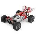 Wltoys 144001 Driving 1/14 2.4G 4WD 60km/h Electric Brushed Off-Road Buggy RC Car RTR - Red