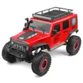 Wltoys 104311 JEEP 1/10 2.4G 4WD Electric Brushed Off-road Rock Crawler Climbing Vehicle RC Car With LED Light RTR - Red