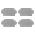 4pcs Wet Mopping Cloths for Xiaomi VIOMI V2 / V2 Pro /V3 / MI Home Robot Vacuum Cleaner - Gray