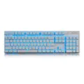 Ajazz AK52 Wired Mechanical Gaming Keyboard Backlights Blue Switch Ergonomic 104 Keys Anti-ghosting - White