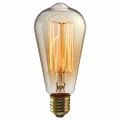 E27 ST64 40W Edison Bulb 330LM 110V 2700K Incandescent Filament Vintage Antique Light Bulb