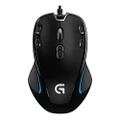 Logitech G300S Wired Gaming Mouse 9 Programmable Keys 2500DPI Ergonomic Shape For PC / Laptop - Black
