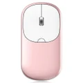 Ajazz I35T Wireless 2.4G / Bluetooth 4.0 Dual-mode Lightweight Office Mouse 1000DPI Chargeable Silent Mouse For Window / Mac - Pink