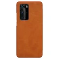 NILLKIN Protective Leather Phone Case For HUAWEI P40 Pro Smartphone - Brown