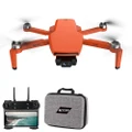 ZLL SG108 PRO 5G WIFI FPV GPS 4K Camera 2-Axis Gimbal RC Drone Orange - One Battery with Bag