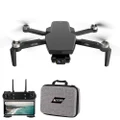 ZLL SG108 PRO 5G WIFI FPV GPS 4K Camera 2-Axis Gimbal RC Drone Black - Two Batteries with Bag