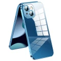Ultra-thin Silicone Protective Shell for iPhone 13 - Blue