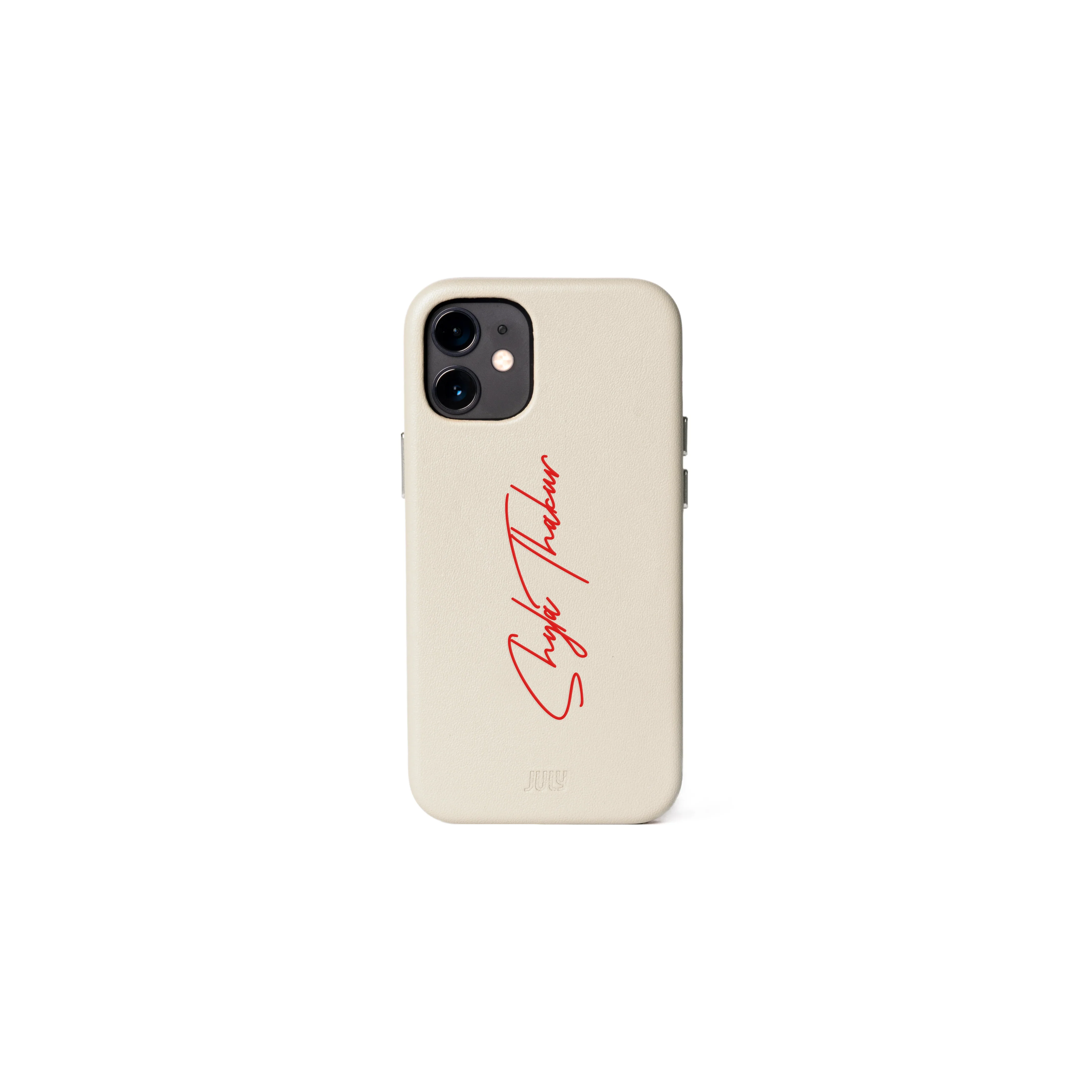 Personalised MagSafe iPhone 12 Mini Leather Case