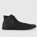 Converse Ct All Star Leather Hi Black Size 4 Unisex