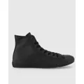 Converse Ct All Star Leather Hi Black Size 3 Unisex