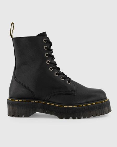 Dr Martens Jadon Pisa Leather Black Size 6 Unisex