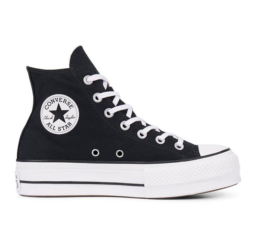 Converse Womens Chuck Taylor All Star Lift High Black Size 8 Female