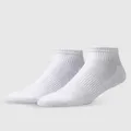 Platypus Socks Platypus Ankle Socks 3 Pk (3.5-6) White Size ONE SIZE Unisex