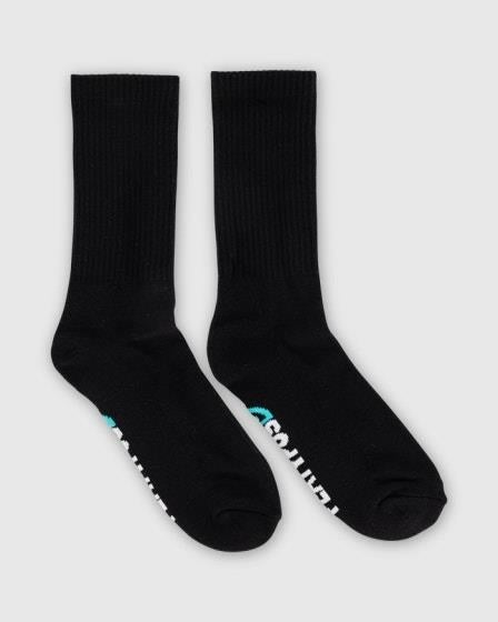 Platypus Socks Platypus Crew Socks 3 Pk (3.5-6) Black Size ONE SIZE Unisex