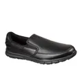 Skechers Work Relaxed Fit: Nampa - Annod Slip Resistant Wide Fit Black