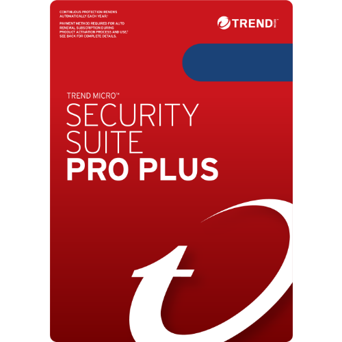 Trend Micro Security Suite Pro Plus (3 Devices 12 Months)