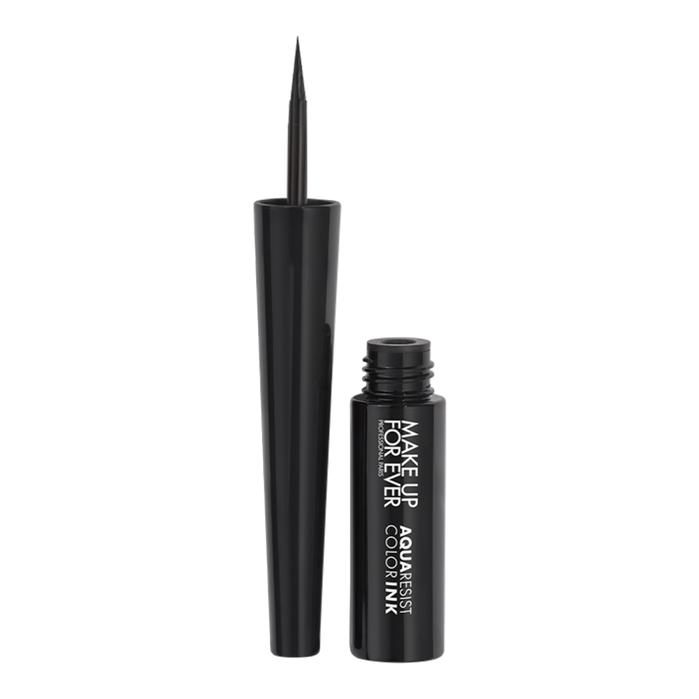 Make Up For Ever Aqua Resist Color Ink Liquid Eyeliner 1 Matte Charcoal