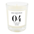 BON PARFUMEUR Candle 04 - Black Tea, Mugwort & Birch 180g