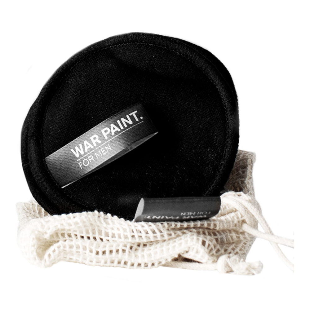 War Paint For Men Reusable Bamboo and Cotton Remover Pads