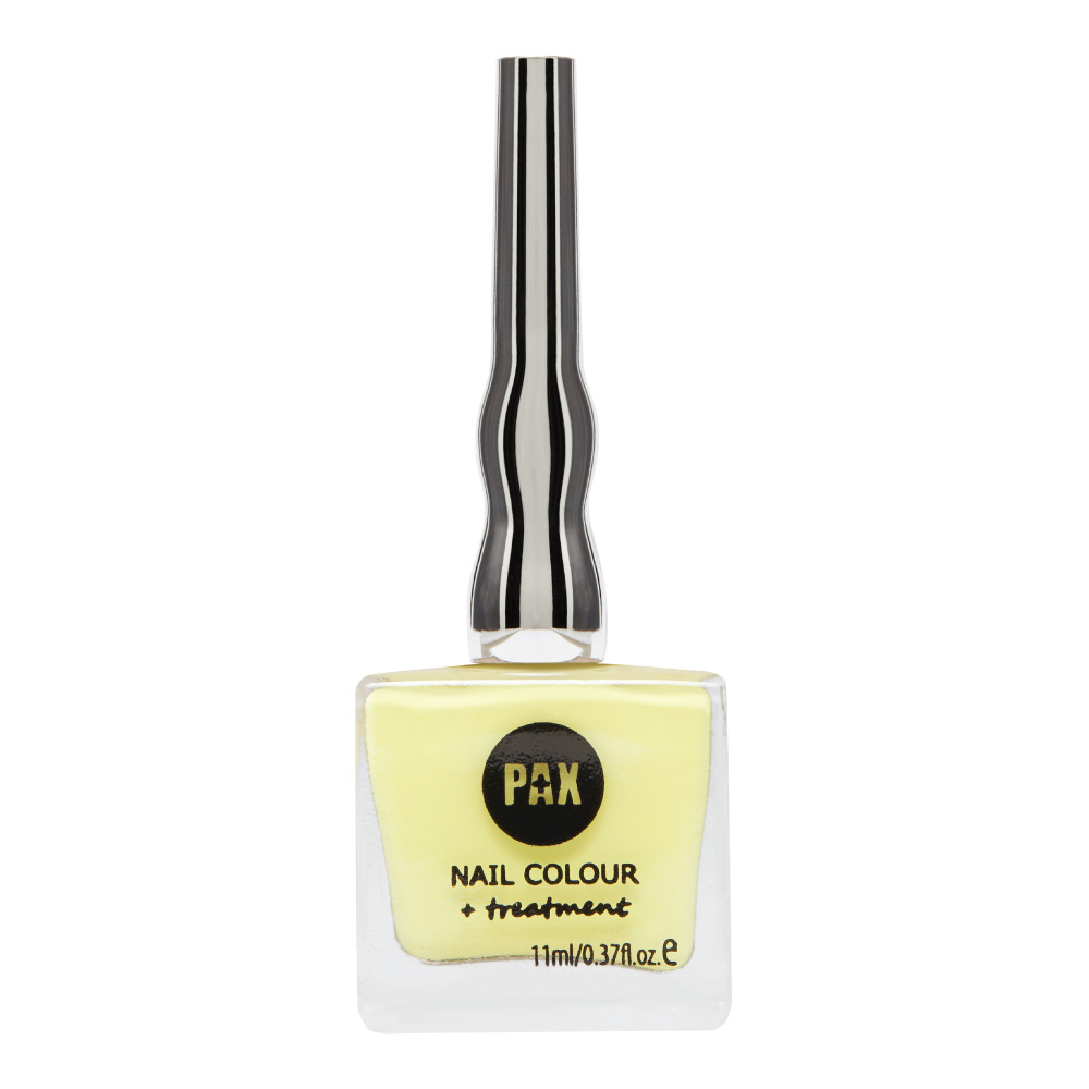 Pax Polish Nail Colour + Treatment - 129 Jane 129 Jane - Pale Yellow, Opaque Finish