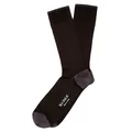 Diego Plain Black Sock