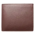 72 Smalldive 8 Card Sleeves Small Textured Leather Billlfold, Brown
