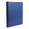 72 Smalldive Bi-colored Saffiano Leather Passport Wallet, Blue-green