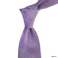 Marzthomson 8cm Violet With Light Silver Weaved Design Detail Tie