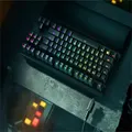 Razer Huntsman V2 Tenkeyless - Wired Optical Rgb Mechanical Gaming Keyboard, Black Linear Red Switch