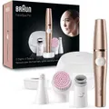 Braun Face Spa Pro Se 921 Epilator – 3-in-1 Facial Epilator Cleanser Skin Toning System And Storage