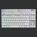 Logitech G915 Tkl Tenkeyless Lightspeed Wireless Rgb Mechanical Gaming Keyboard White Brown Tactile