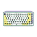Logitech Pop Keys Wireless Mechanical Keyboard With Customizable Emoji Keys, Daydream Mint